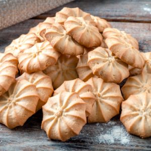 Печенье «Курабье цветок»